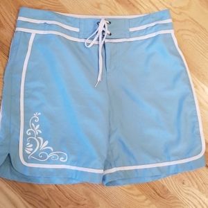 Women's Athleta Board Shorts Blue SZ 10
